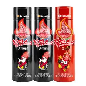 삼양 불닭소스 200g 2개 + 핵불닭소스 200g 1개
