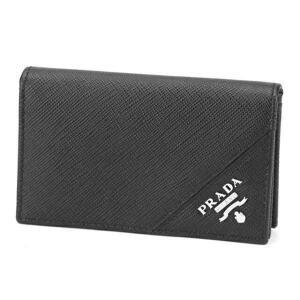 PRADA  26SS 사피아노 메탈레터링로고 명함지갑 2MC122 QME F0002