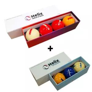 헬릭스당구공 4구공-65.5mm+3구공 비전(블루)-61.5mm 당구공