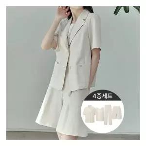 여름쿨셋업4종(반팔자켓+슬리브리스+반바지+긴바지)