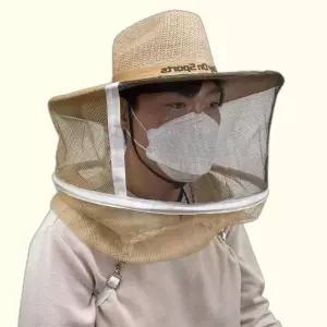 양봉 벌망모자 벌모자 벌초 제초 양봉모자 챙이넓은와이드 여름모자