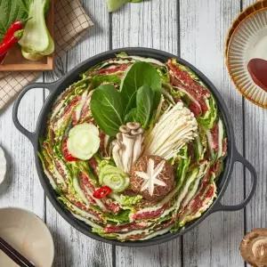 (담짜몰)야채품은 밀푀유나베 밀키트(3인분)