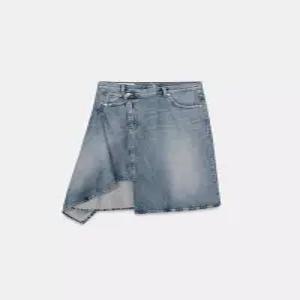 6413 ZARA 자라 여자 데님스커트 A라인 비대칭 청치마 5252090