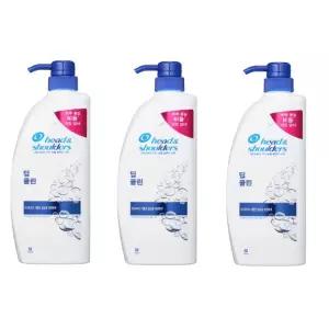 헤드앤숄더 샴푸 린스 850ml 3묶음 피앤지 헤드앤숄더 샴푸 딥클린 모발케어 헤어 유분기제거