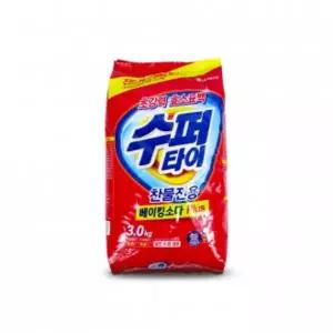 수퍼타이 베이킹소다 플러스 3kg 세탁세제 가루세제 빨래