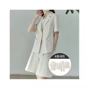 리베레츠 여름쿨셋업4종반팔자켓+슬리브리스+반바지+긴바지 431466