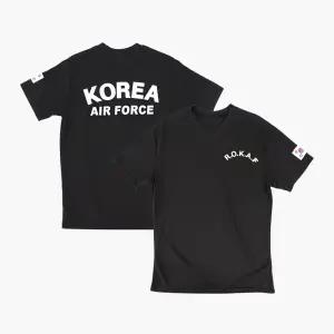 [밀리랩]공군 로카프티 ROKAF 반팔 검정 에어포스 로카티