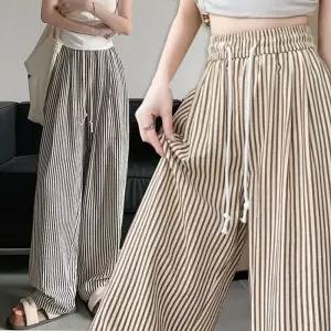 스트라이프 시어서커 쿨링 밴딩팬츠 3color / 여름 체 lWO22sTp