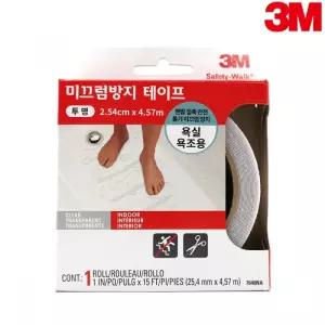 3M 욕실 미끄럼방지 논슬립 투명테이프 2.54cmX4.57m