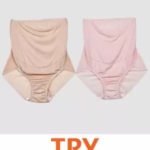 (트라이) 부드러운 착용감 편안한 데일리 노라인 임부 팬티임산부 산모 면스판 속옷 임신 삼각 임산부인 인