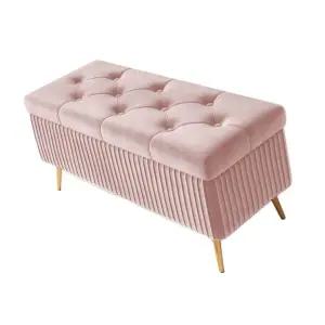 파스텔 벤치 소파 평벤치 의자 150x40xh45cm 3인 2인 연핑크
