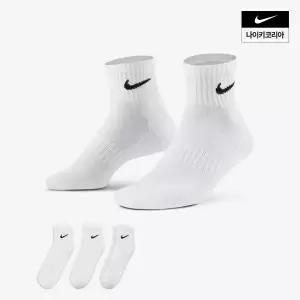 나이키 NIKE 에브리데이 쿠션 쿼터 삭스 3켤레 SX7667-100