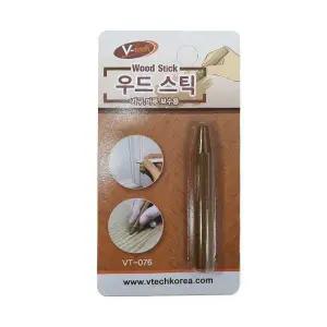 보수 어두운갈색 우드 메꾸미 스틱 6호 마루 필러 가구 목재 우드스틱 VT-076