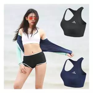~3XL 여성 래쉬가드 수영복 브라탑 이너웨어 워터 노와이어