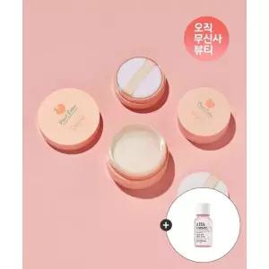 매장정품 SKINFOOD [핑크자몽아하토너14ml 증정] 피치뽀송 멀티 피니시 파우더 15g
