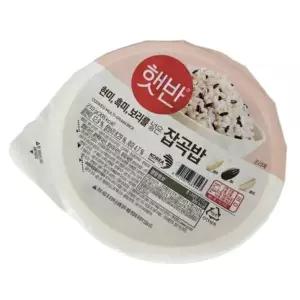 CJ 햇반 매일잡곡밥 210g x 36개