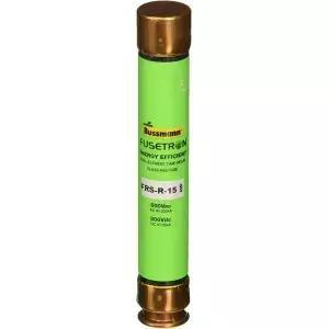Eaton Bussmann 시리즈 FRS-R 15암페어 600VAC 및 IR 200kA / 300VDC 소매용 팩 - 1개