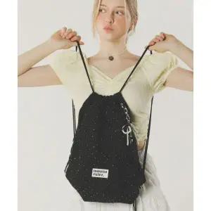 매장정품 마스마룰즈 MASMARULEZ Gym sack string bag _Twilight black 여자가방 483119