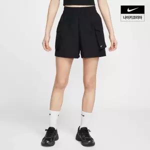 나이키 NIKE 여성 에센셜 우븐 하이웨이스트 5인치 카고 쇼츠 HM6983-010