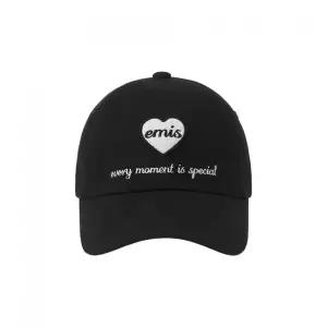 EMIS HEART WAPPEN BALL CAP-BLACK