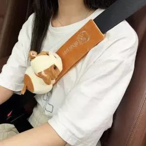 오너클랜 차량 안전벨트 인형 쿠션 커버 자동차 용품 안전벨트커버 안전벨트쿠션 안전벨트인형