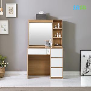 사사가구 비스 LED 3단서랍화장대 수납거울포함