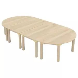 고무나무책상/캡형/H36.3cm/4개1세트