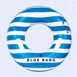 81cm 블루랑 이중튜브/대형/성인용/원형/손잡이/계곡/안전한/중고등학생/프린팅/수영장/워터파크/물놀이장
