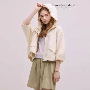 [Thursday Island] 후드 점퍼(T244MJP235W)