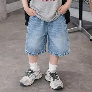 [보리보리/도나루카]토킹워싱데님하프팬츠