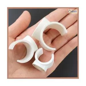 U형 PVC 클램프 14mm 배관 배선 파이프 고정 홀더 전선 호스 정리 M6 나사 체결