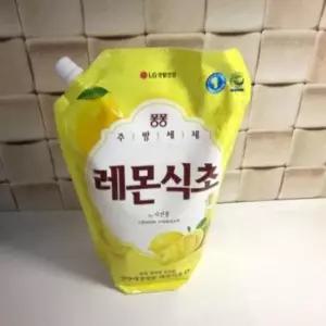 세탁세제 레몬식초리필 세제 과일세척 1200ml