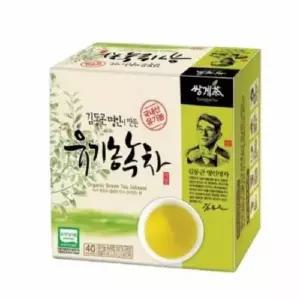 부품 김동곤 명인차 유기농녹차(1.2gx40T/쌍계명차)