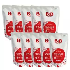 비앤비 젖병세정제 거품형 리필 400mL x 10개