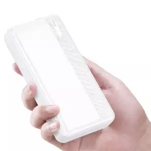 가벼운무게 LED표시 슬림형 동시충전 듀얼포트 보조배터리 20000mAh / 대용량 휴대용배터리