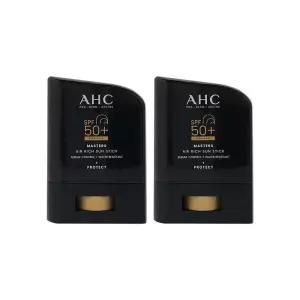 AHC 마스터즈 에어 리치 선스틱 14g(SPF50+) 백탁방지 레포츠용 2개 Ss