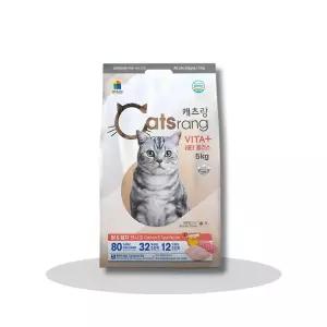 캐츠랑 비타플러스 길고양이 대용량 사료 전연령 5kg