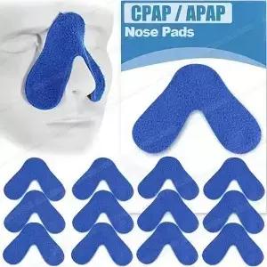 CPAP 마스크용 코 패드 5개100개 블루 유니버셜 수면 무호흡증 편안함 주름 방지 인공호흡기 스트립