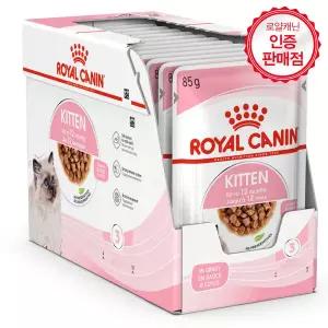 로얄캐닌 파우치 습식사료 키튼 85g X 12팩