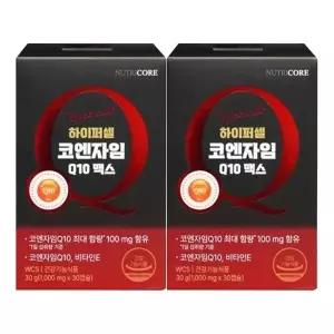 뉴트리코어 하이퍼셀 코엔자임Q10 맥스 1000mg x 30캡슐 / 2박스 / DY