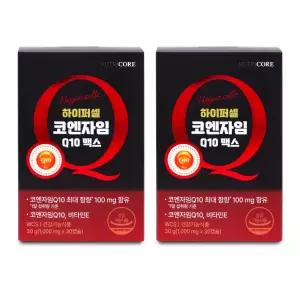 뉴트리코어 하이퍼셀 코엔자임Q10 맥스 1000mg x 30캡슐 X 2박스