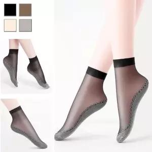 여성 미끄럼 방지 여백 논 발목스타킹 1묶 삭스 여름