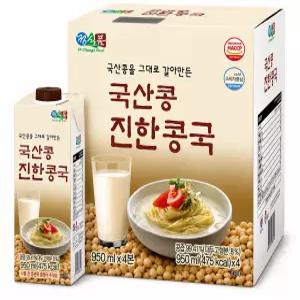 정식품 국산콩 진한 콩국950ML X 4