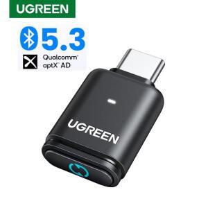 UGREEN USB C Type-C Bluetooth 5.3 송신기 aptX HD 오디오 어댑터 PS5 Nintendo 스위치 헤드셋 스피커 마