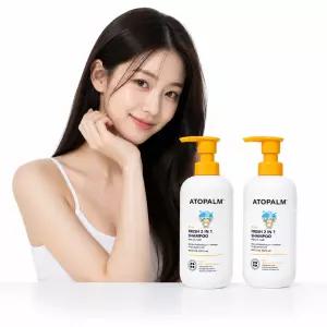 아토팜 키즈 프레쉬 2in1 샴푸 460ml, 2개