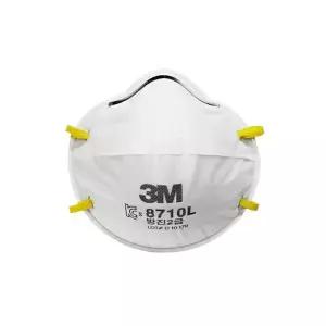 3M 8710L 안면 여과식 2급 방진마스크 20EA 3M 8710L 안면 여과식 2급 방진마스크 안전