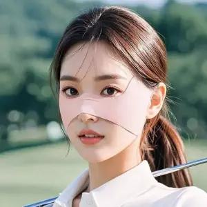 자외선패치 골프 등산 귀걸이 보호를 자외선차단 얼굴햇빛가리개 피부 위한 페이스 마스크 나비 러닝