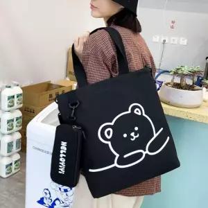 (올핀)초등학생 크로스 보조가방 신발주머니 실내화가방