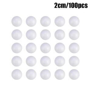 웨딩 장식 모델링 공예 단단한 폴리스티렌 폼 공 둥근 구 DIY 물건 부품 20mm -