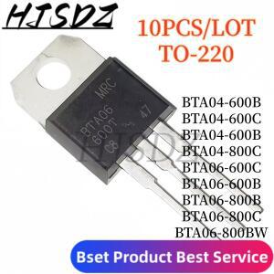(10PCS/LOT) BTA04-600B/600C BTA06-600C/600B/600T TO-220 새 제품 및 호환